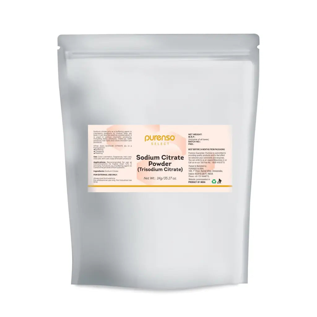 Sodium Citrate Powder (Trisodium Citrate) - 1Kg - Active