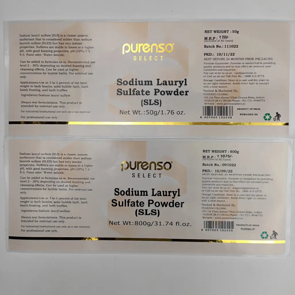 Sodium Lauryl Sulfate SLS Powder - Surfactants