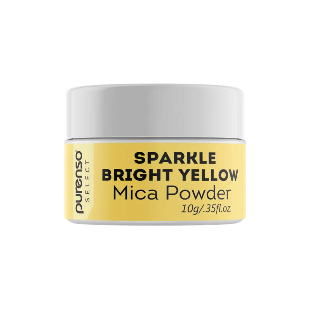 Sparkle Bright Yellow Mica Powder - 10g - Colorants