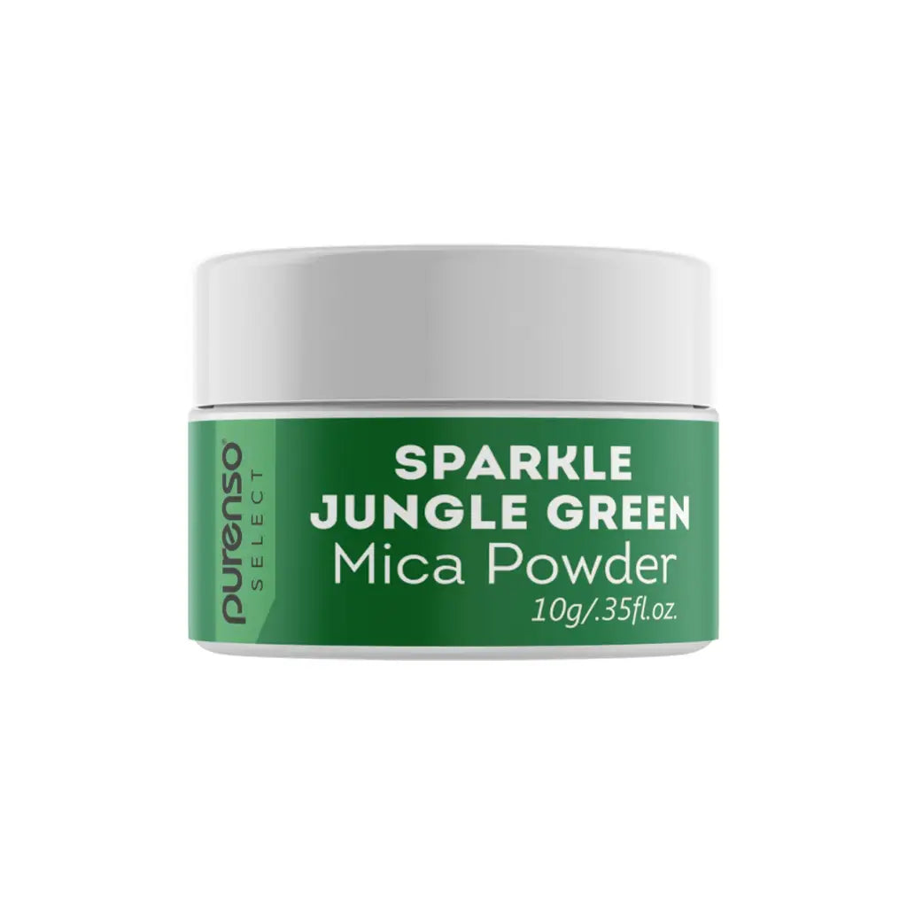Sparkle Jungle Green Mica Powder - 10g - Colorants