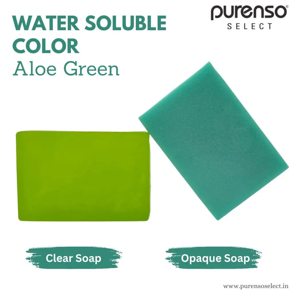 Water Soluble Liquid Colors - Aloe Green - Colorants