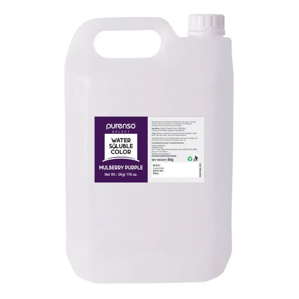 Water Soluble Liquid Colors - Mulberry Purple - 5Kg -