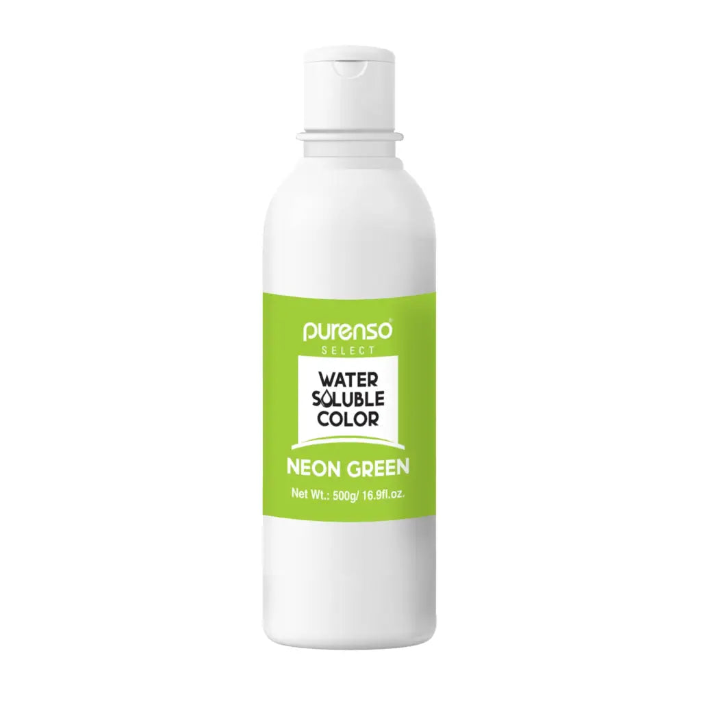 Water Soluble Liquid Colors - Neon Green - 500g - Colorants