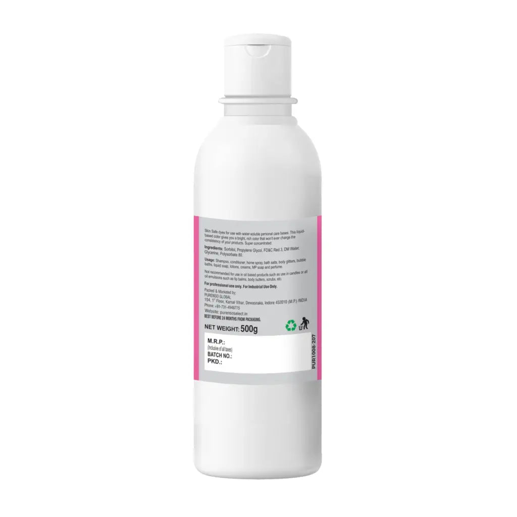 Water Soluble Liquid Colors - Pink - Colorants