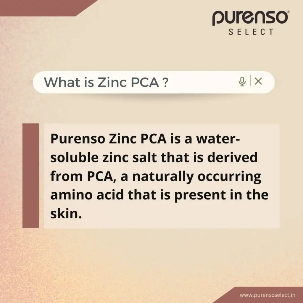 Zinc PCA - Active ingredients